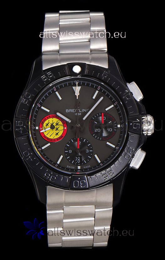 Breitling Super Clone Avenger B01 Chronograph 44 Swiss Air Patrouille Replica Watch