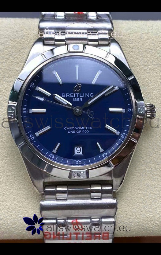 Breitling Chronomat Automatic GMT 40 Blue Dial 1:1 Mirror Swiss Replica Watch