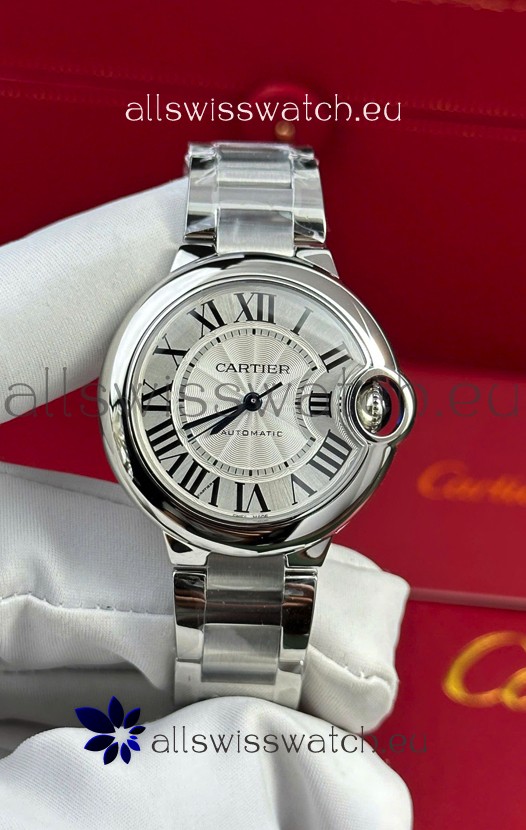 Ballon De Cartier Swiss Automatic 1:1 Mirror Quality 33MM in Steel Strap