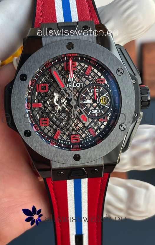 Hublot Big Bang Super Clone Ferrari Speciale Edition in Ceramic Casing