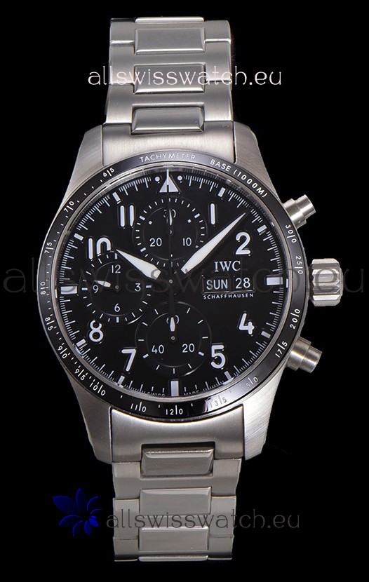 IWC Pilot's IW388305 Super Clone Chronograph 41 Mercedes-AMG Steel Watch