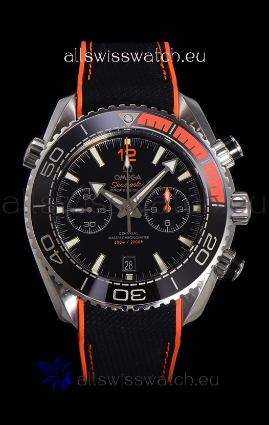 Omega Super Clone Planet Ocean 600M Chronograph 904L Steel Replica Watch 