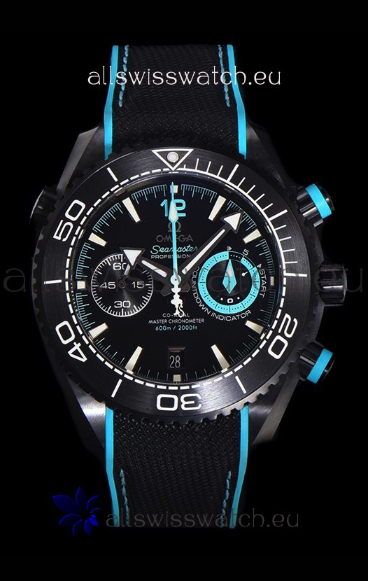 Omega Super Clone Planet Ocean 600M Chronograph Emirates Edition Swiss Replica