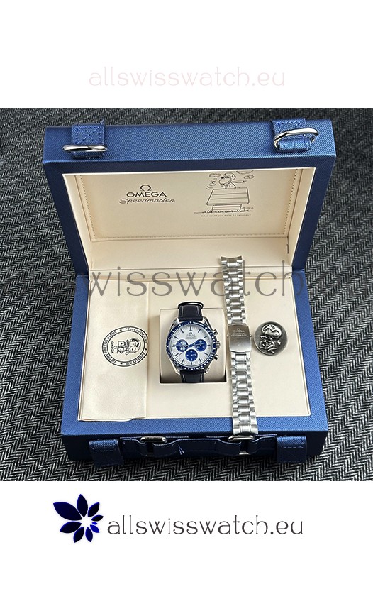 Omega Speedmaster Super Clone 50th Anniversary Snoopy Edition (Full Set with Snoopy Box) 