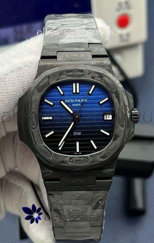 Patek Philippe Nautilus 5711 DiW Edition Ceramic/Carbon 1:1 Mirror Swiss Replica Watch