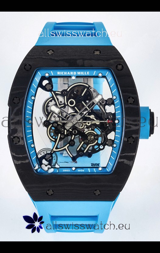 Richard Mille RM055 Black NTPT Real Vaucher Movement Super Clone Watch 