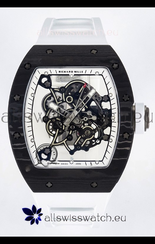 Richard Mille RM055 Black NTPT Real Vaucher Movement Super Clone Watch 