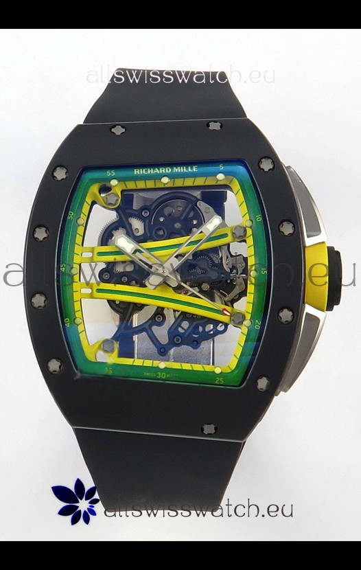 Richard Mille Super Clone RM061 Ceramic RMUL2 Edition Watch Green Dial