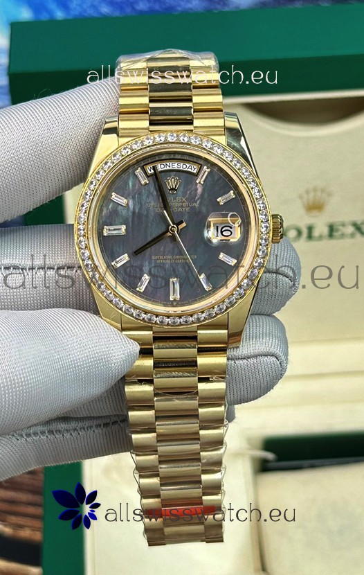 Rolex Day Date Presidential 18K Rose Gold Watch 40MM - Pearl Dial 1:1 Mirror Quality
