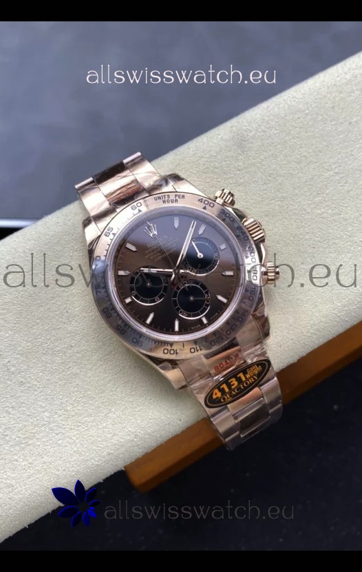 Rolex Daytona Super Clone M116505 Rose Gold Original Cal.4131 Movement - 904L Steel Watch