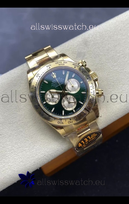 Rolex Daytona Super Clone M116505 Rose Gold Green Dial Original Cal.4131 Movement - 904L Steel Watch