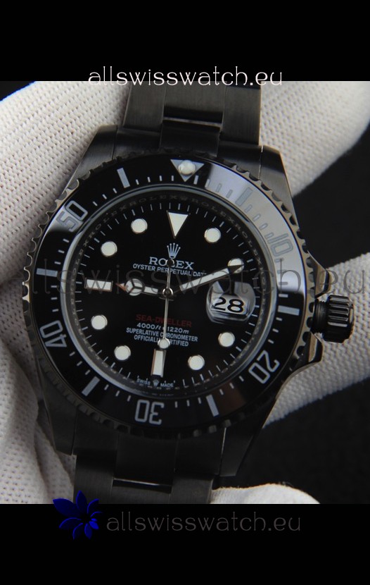 Rolex Sea Dweller Japanese Movement Replica Watch Black Dial 43MM