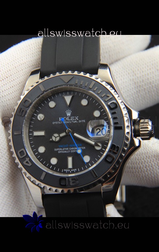 Rolex Yachtmaster Stainless Steel Japanese Replica Watch - 40MM Grey Dial