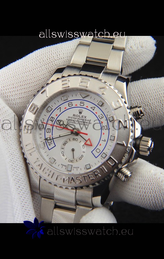 Rolex Yachtmater II Japanese Movement Replica Watch 44M Stainless Steel 