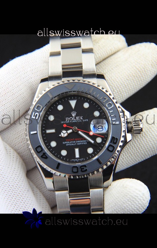 Rolex Yachtmaster Stainless Steel Japanese Replica Watch - 40MM