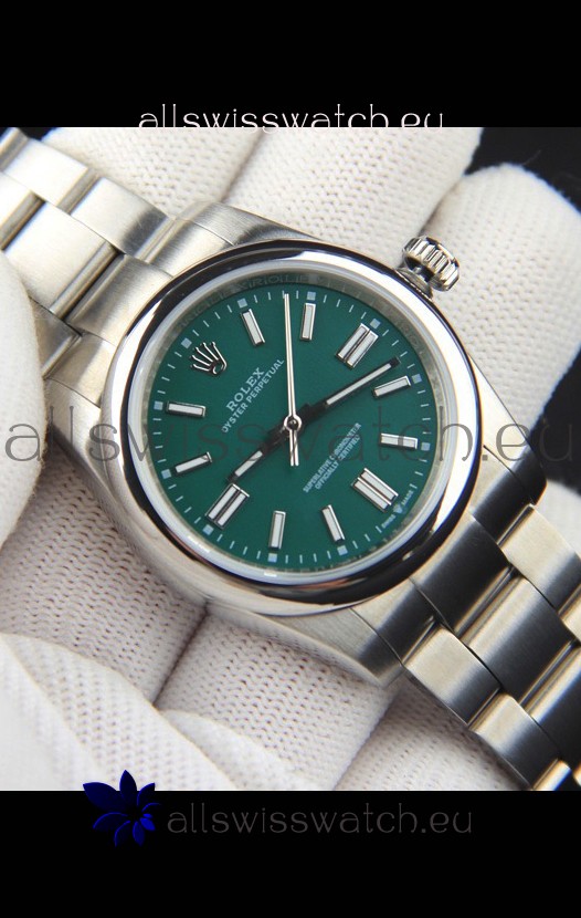 Rolex Oyster Perpetual Japanese Movement Replica Watch 36MM - Green Dial