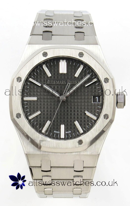 Royal Oak 15510 Grey Dial FREE SPRUNG MVMNT Super Clone Watch 
