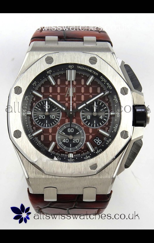 Royal Oak Offshore Chronograph 26420 Brown Dial Super Clone Watch 