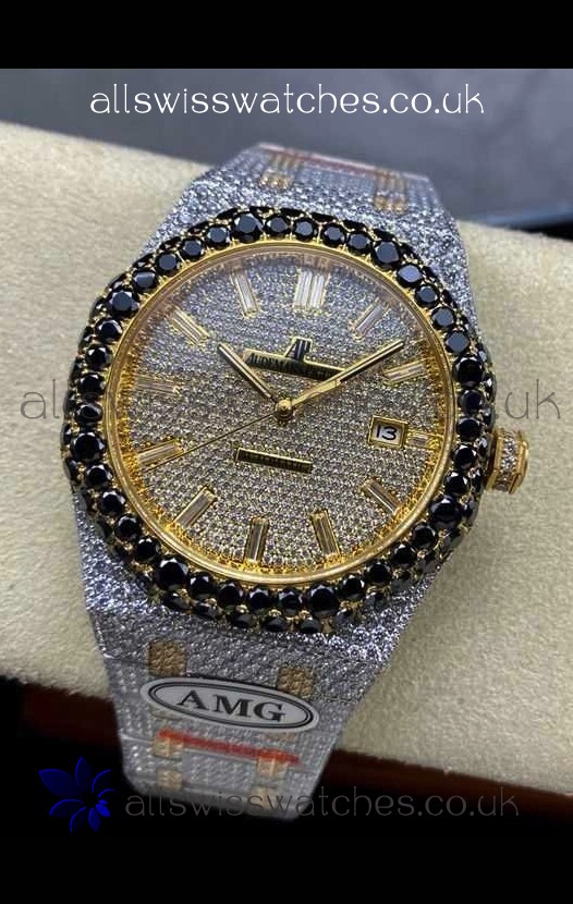 Royal Oak 15400 Iced Out Super Clone Edition 2 Super Clone Watch 