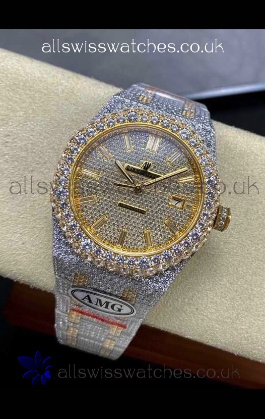 Royal Oak 15400 Iced Out Super Clone Edition 3 Super Clone Watch 