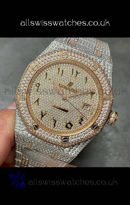 Royal Oak 15400 Iced Out Super Clone Edition 7 Super Clone Watch 