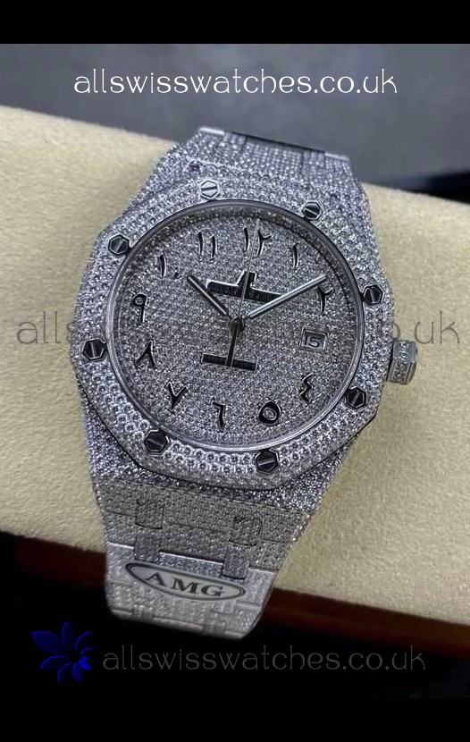 Royal Oak 15400 Iced Out Super Clone Edition 11 Super Clone Watch 