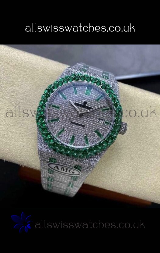Royal Oak 15400 Iced Out Super Clone Edition 13 Super Clone Watch 