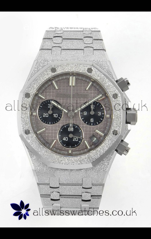 Royal Oak Chronograph 26240BC Frosted Grey Dial Super Clone Watch
