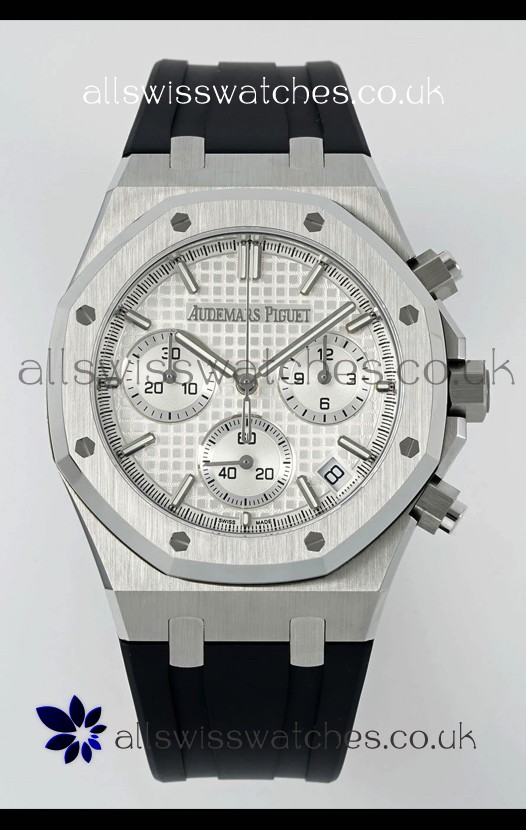 Royal Oak Chrono 26240 White Dial Super Clone Watch 