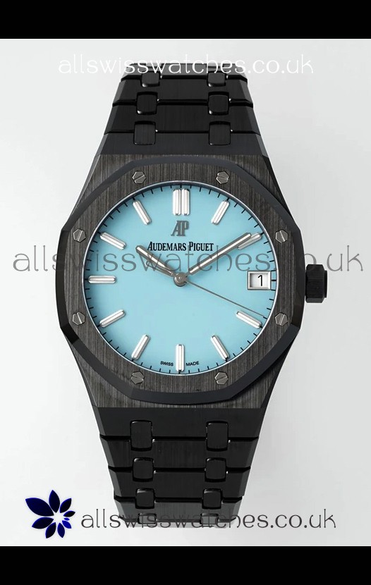 Royal Oak 15500 Tiffany Blue Dial Ceramic Super Clone Watch 