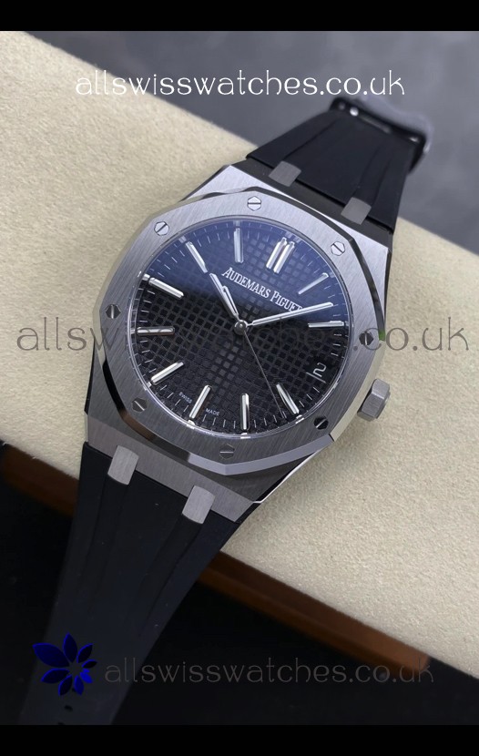 Royal Oak 15510 41mm Black Dial Super Clone Watch 