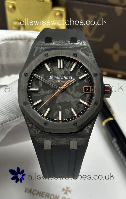 Royal Oak Ember Voidline DiW 15500 Black Carbon Super Clone Watch 