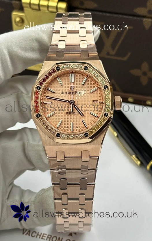 Royal Oak 37MM Champange Dial Watch in 3120 Movement Super Clone Watch 