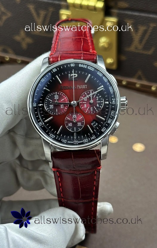 AP CODE 11.59 26393ST Chrono Red Dial Super Clone Watch 