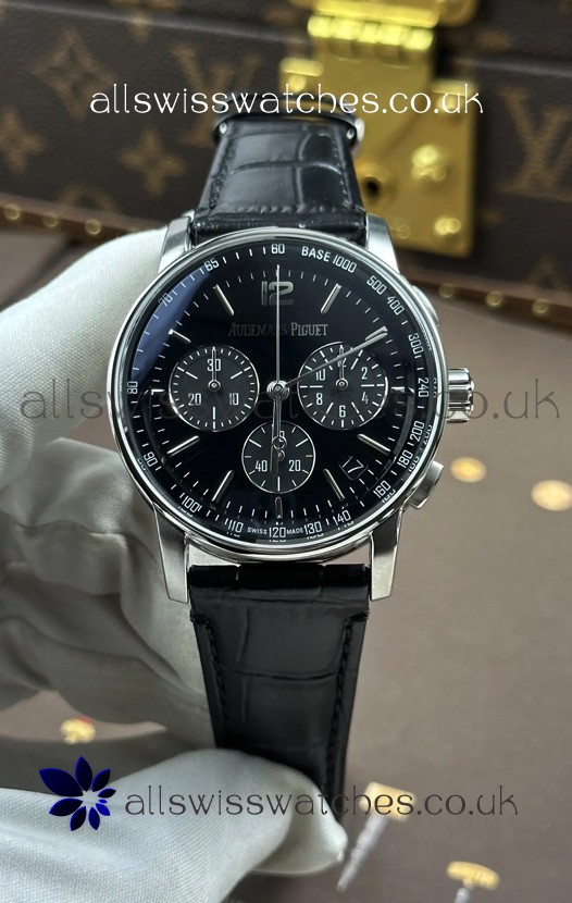 AP CODE 11.59 26393ST Chrono Black Dial Super Clone Watch 