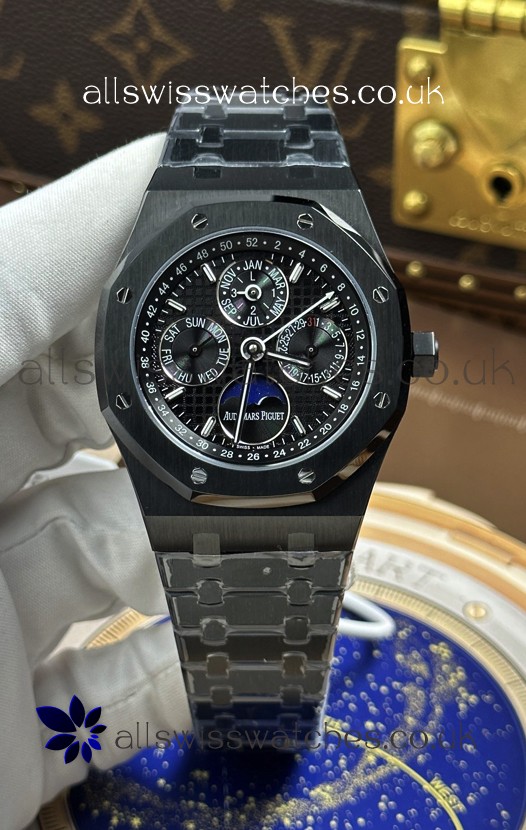 Royal Oak 26579CE Perpetual Calendar Black Ceramic Super Clone Watch 