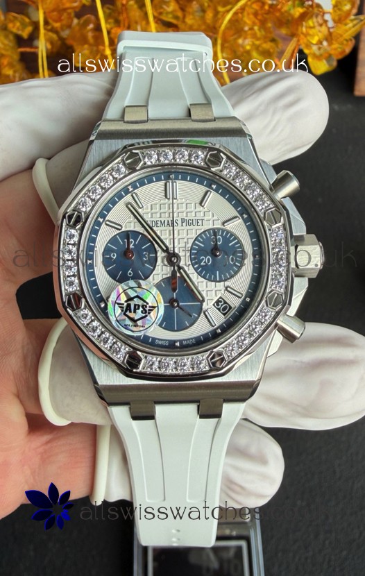 Royal Oak Chrono 26231 Steel Casing Rubber Strap Super Clone Watch 