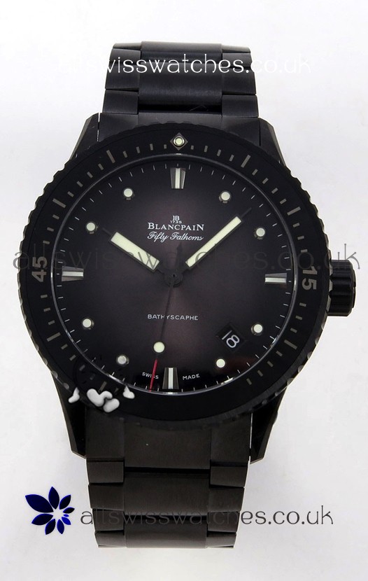 Blancpain Fifty Fathoms Ceramic Case Grey Dial Super Clone Watch 