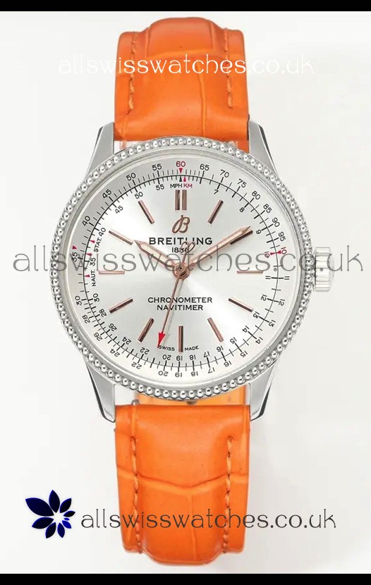Navitimer Automatic 36 Steel Dial Steel Casing Super Clone Watch 