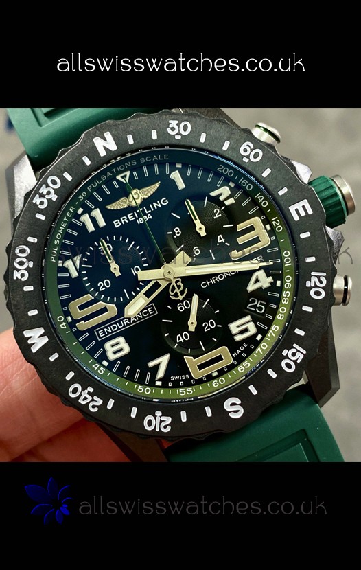 Breitling Endurance PRO 44 Green Strap Swiss Quartz Replica Watch