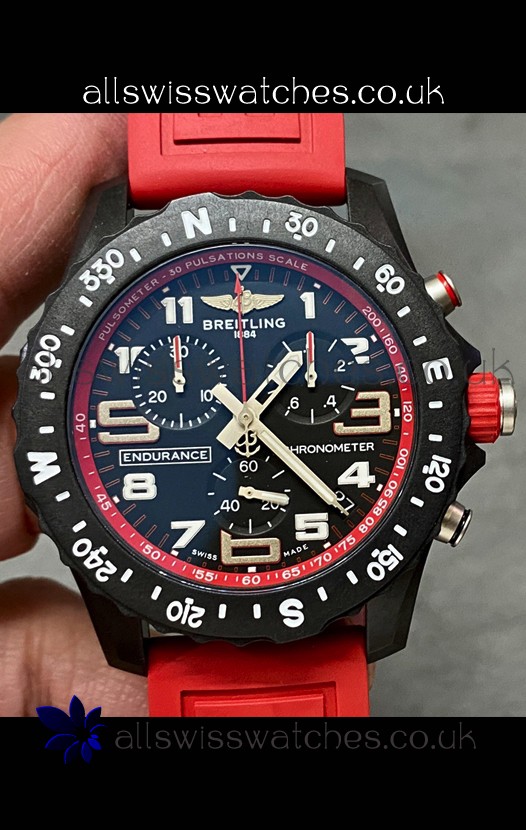 Breitling Endurance PRO 44 Red Strap Swiss Quartz Replica Watch