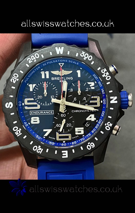 Breitling Endurance PRO 44 Dark Blue Strap Swiss Quartz Replica Watch
