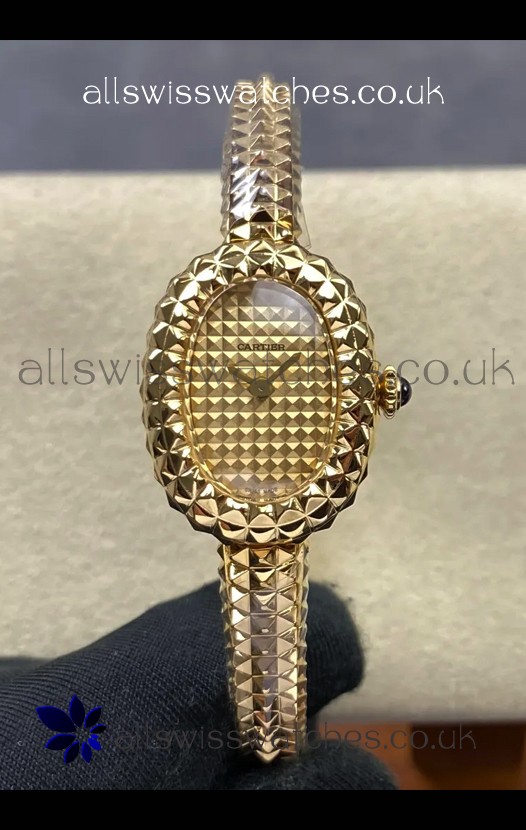 Baignoire De Cartier Yellow Gold Super Clone Quartz Replica Watch