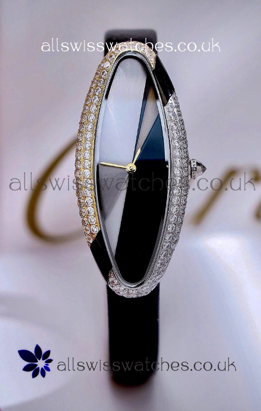 Cartier Baignoire Allongée 21MM Swiss Quartz Watch 