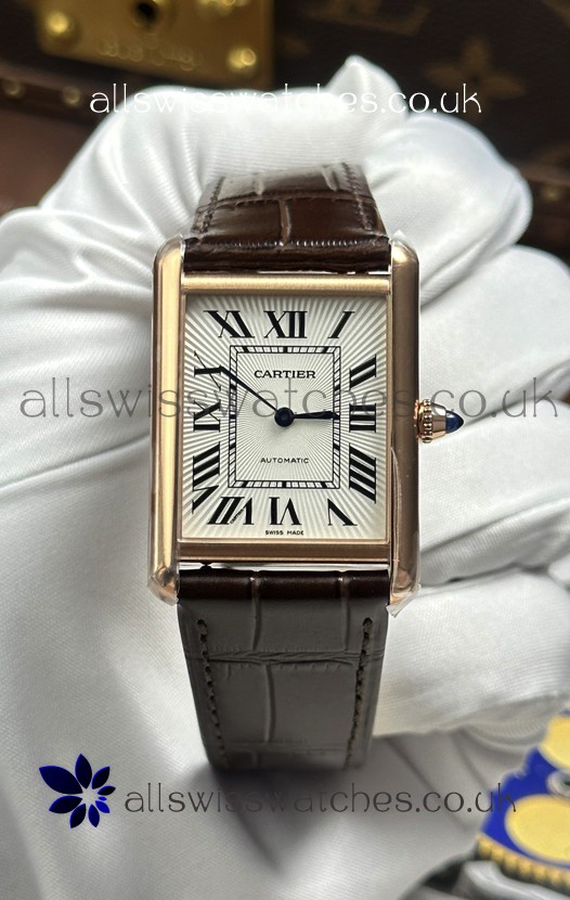 Cartier Tank Louis Automatic 27mm in Yellow Gold Super Clone Watch 