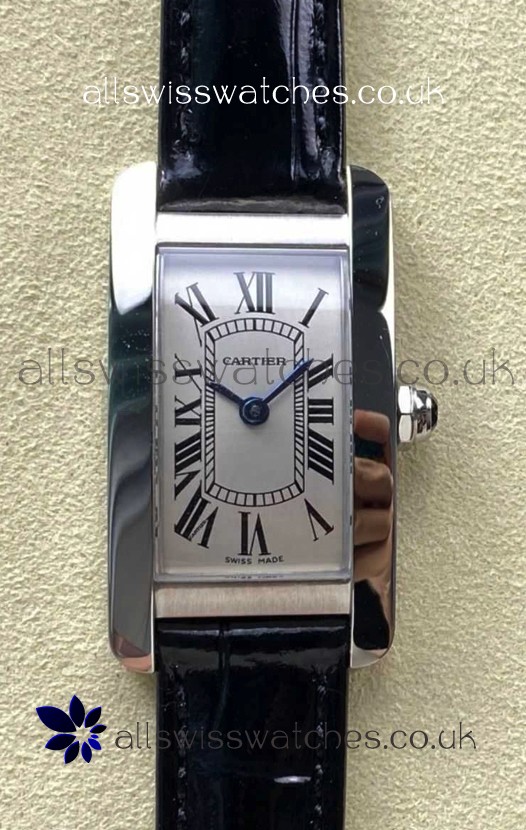 Cartier Tank Americaine Swiss Quartz 19mm Steel Casing Swiss Replica Watch 