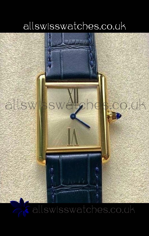 Cartier Tank Louis 25MM Swiss Quartz Movement Gold Case