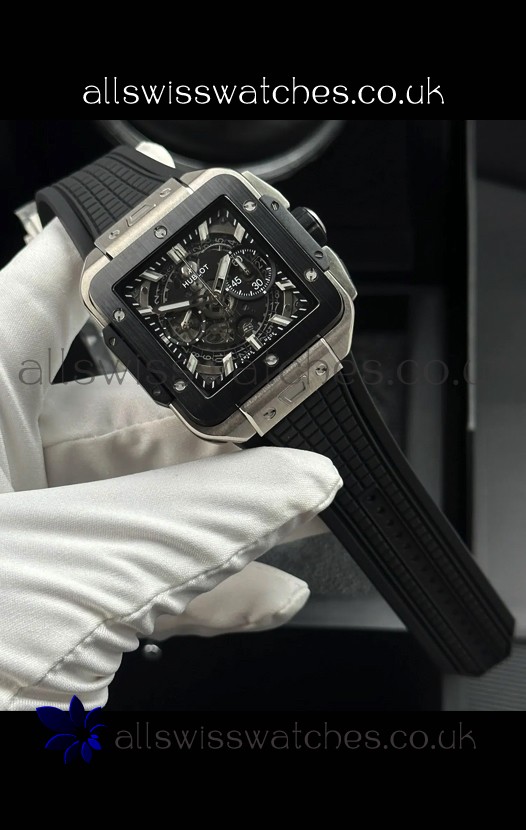 Hublot Square Bang Unico Titanium Case Super Clone Watch 