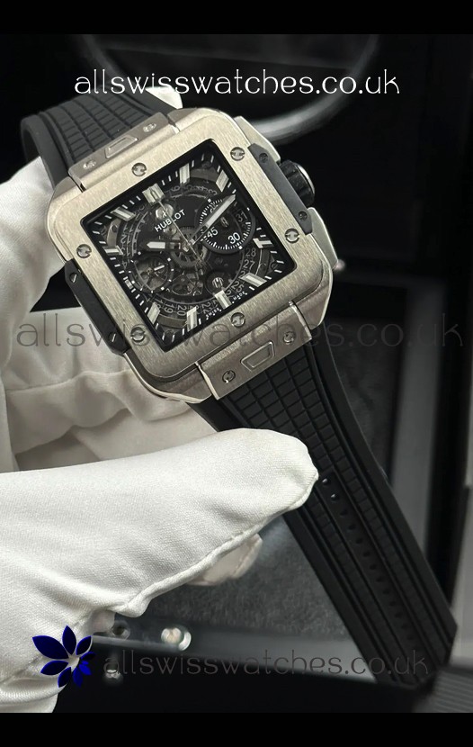 Hublot Square Bang Unico Titanium Case Ceramic Bezel Super Clone Watch 