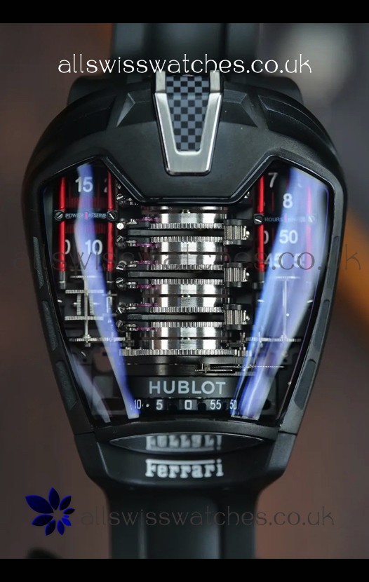 Hublot MP-05 La Ferrari Black DLC Titanium Casing Hyper Clone Watch 